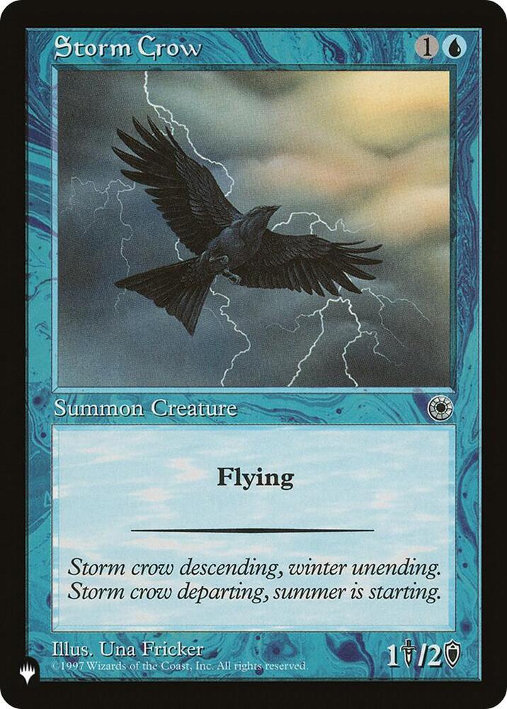 Storm Crow POR  (The List Reprints)  | Good Games Adelaide SA