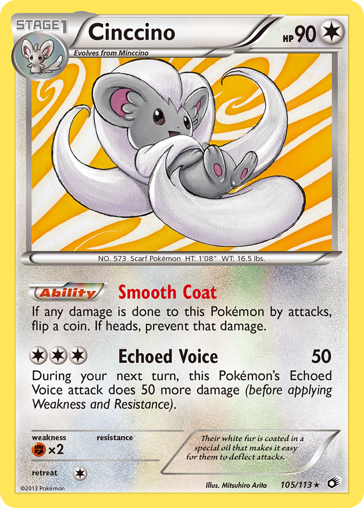 Cinccino (105/113) [Black & White: Legendary Treasures] | Good Games Adelaide SA