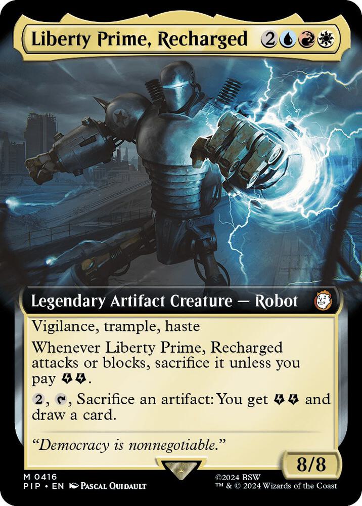 Liberty Prime, Recharged 416 (Universes Beyond: Fallout)  | Good Games Adelaide SA