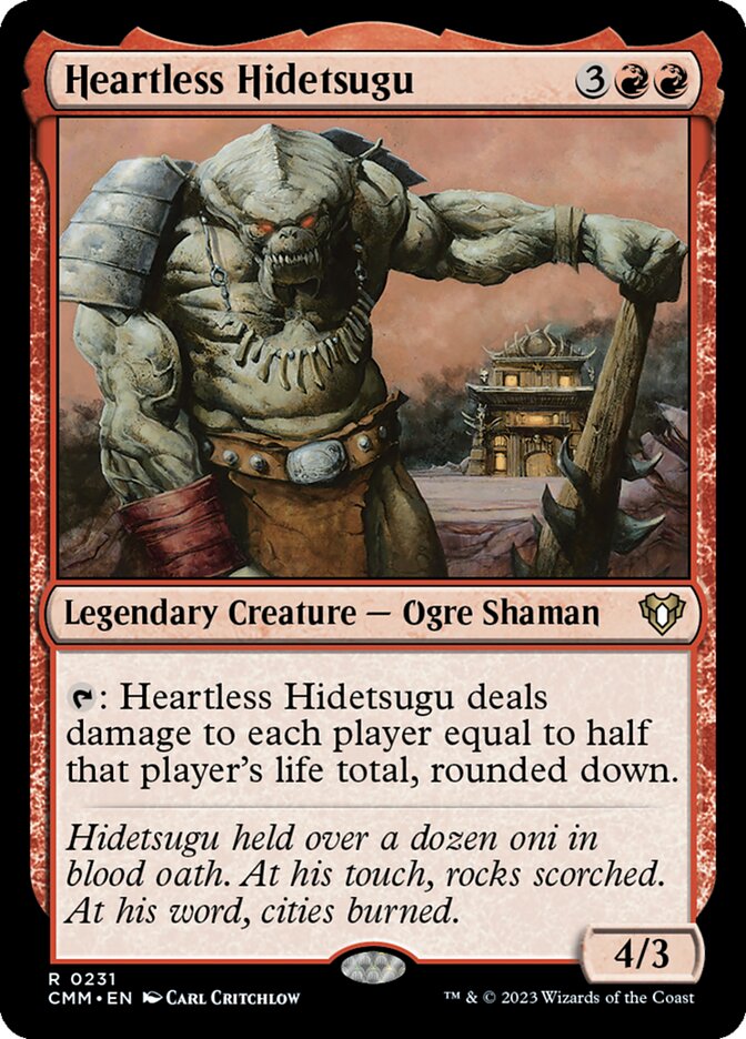 Heartless Hidetsugu 231 (Commander Masters)  | Good Games Adelaide SA