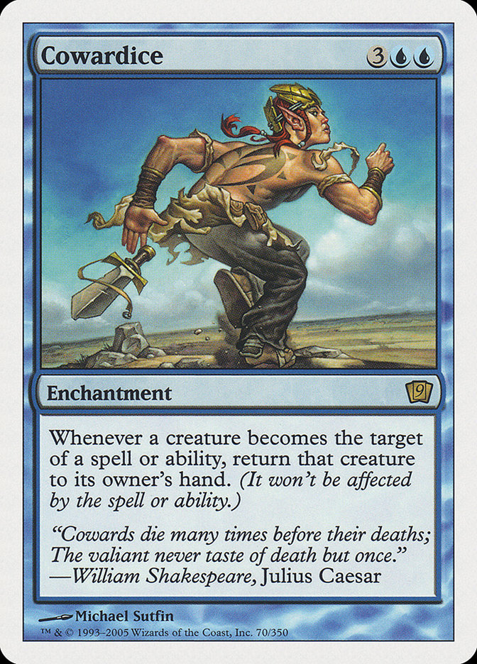 Cowardice 70 (9th Edition)  - Foil | Good Games Adelaide SA