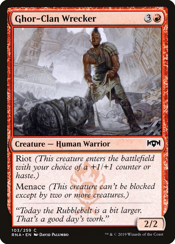 Ghor-Clan Wrecker 103 (Ravnica Allegiance)  - Foil | Good Games Adelaide SA