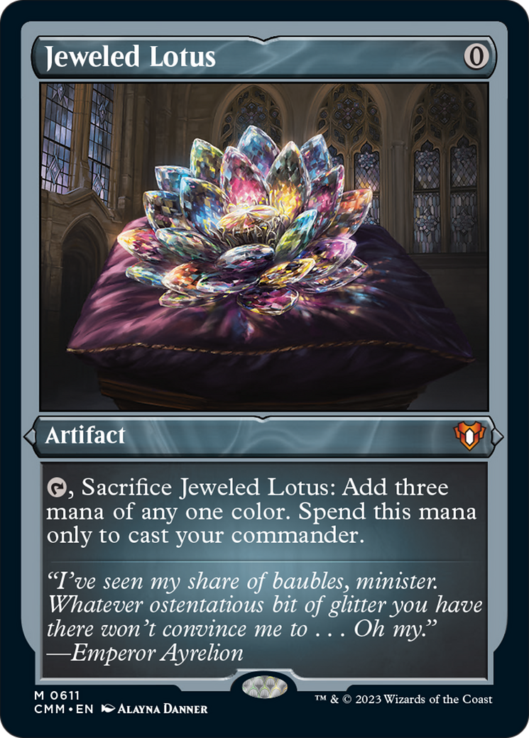 Jeweled Lotus (Foil Etched) [Commander Masters] | Good Games Adelaide SA