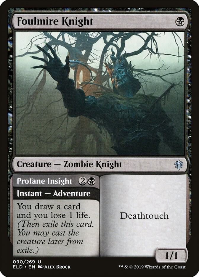 Foulmire Knight // Profane Insight 90 (Throne of Eldraine)  | Good Games Adelaide SA