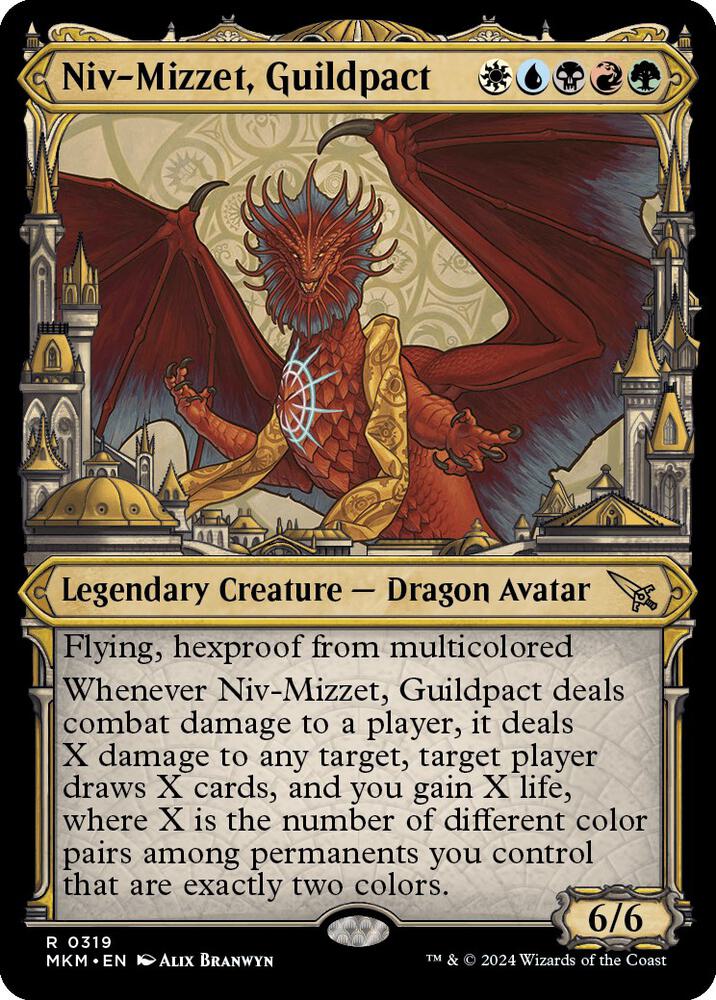 Niv-Mizzet, Guildpact 319 (Murders at Karlov Manor)  - Foil | Good Games Adelaide SA