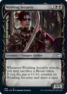 Wedding Security Showcase 299 (Innistrad: Crimson Vow)  - Foil | Good Games Adelaide SA
