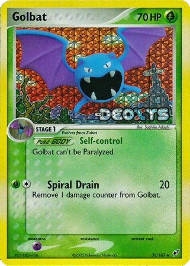 Golbat (31/107) (Stamped) [EX: Deoxys] | Good Games Adelaide SA