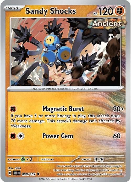 Sandy Shocks 098/162 (SV05: Temporal Forces)  | Good Games Adelaide SA