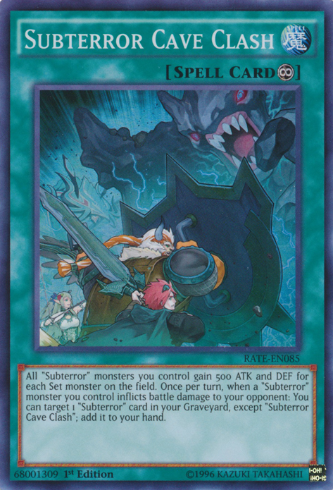 Subterror Cave Clash [RATE-EN085] Super Rare | Good Games Adelaide SA