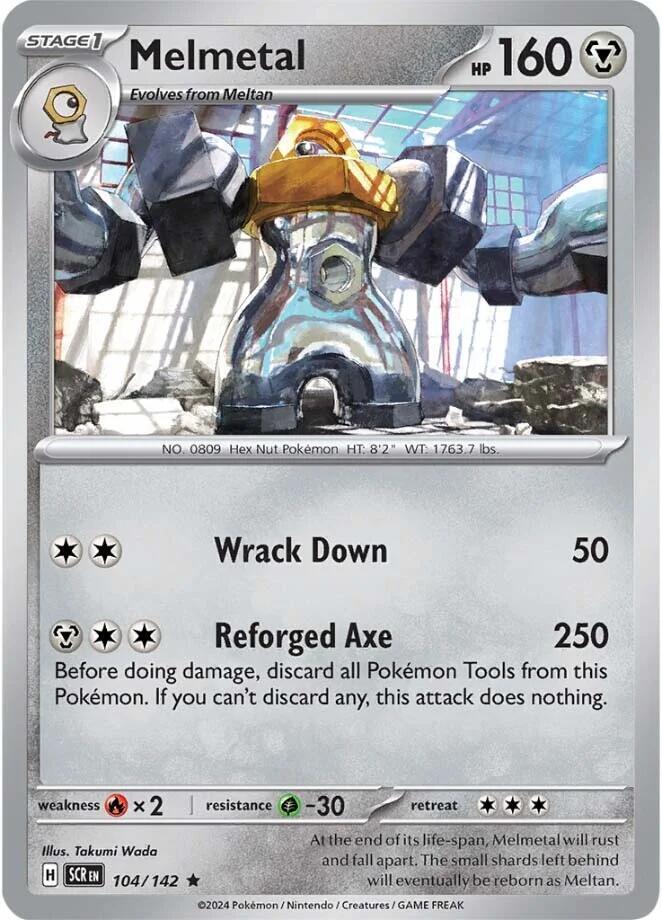 Melmetal 104/142 (SV07: Stellar Crown)  - Holofoil | Good Games Adelaide SA