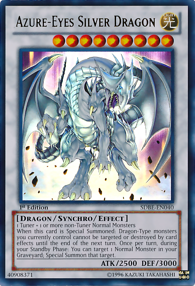 Azure-Eyes Silver Dragon [SDBE-EN040] Ultra Rare | Good Games Adelaide SA