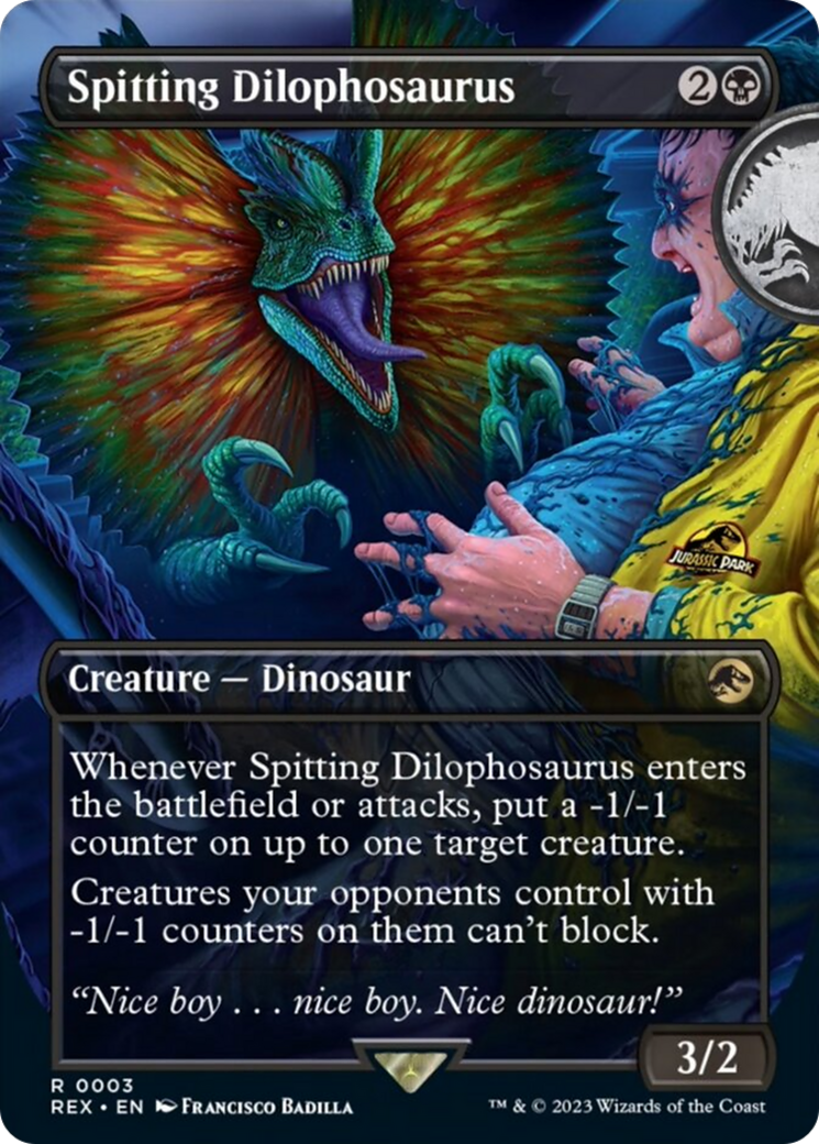 Spitting Dilophosaurus (Borderless) [Jurassic World Collection] | Good Games Adelaide SA