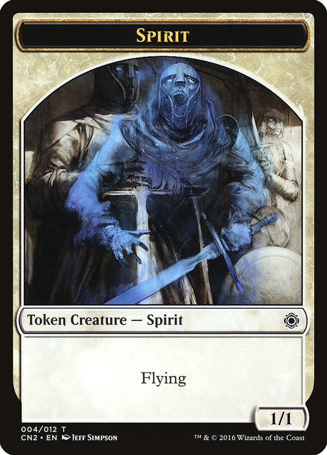 Spirit Token [Conspiracy: Take the Crown Tokens] | Good Games Adelaide SA