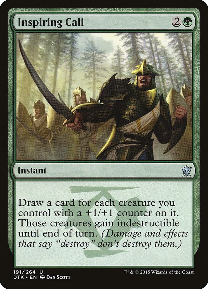 Inspiring Call 191 (Dragons of Tarkir)  - Foil | Good Games Adelaide SA