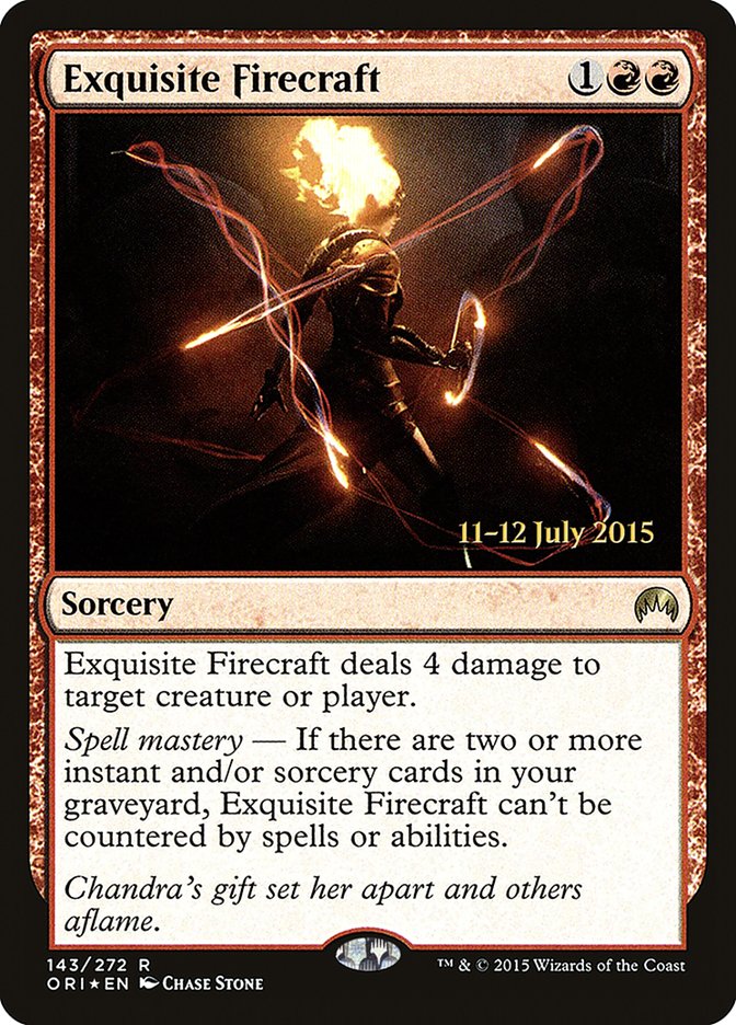 Exquisite Firecraft [Magic Origins Promos] | Good Games Adelaide SA