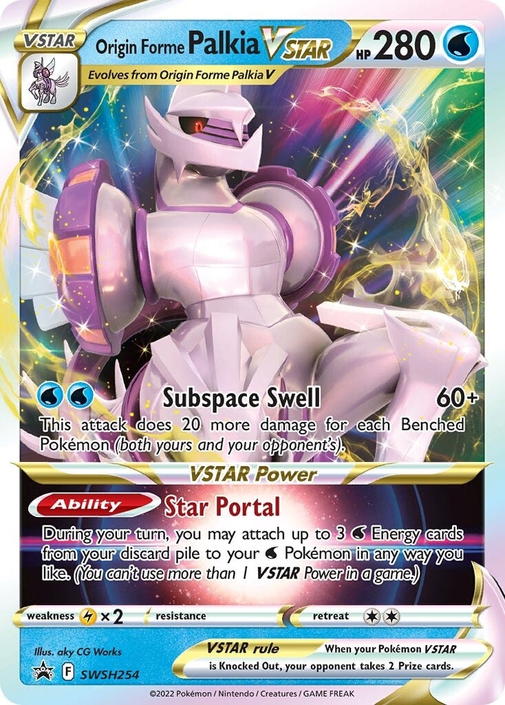 Origin Forme Palkia VSTAR (SWSH254) [Sword & Shield: Black Star Promos] | Good Games Adelaide SA