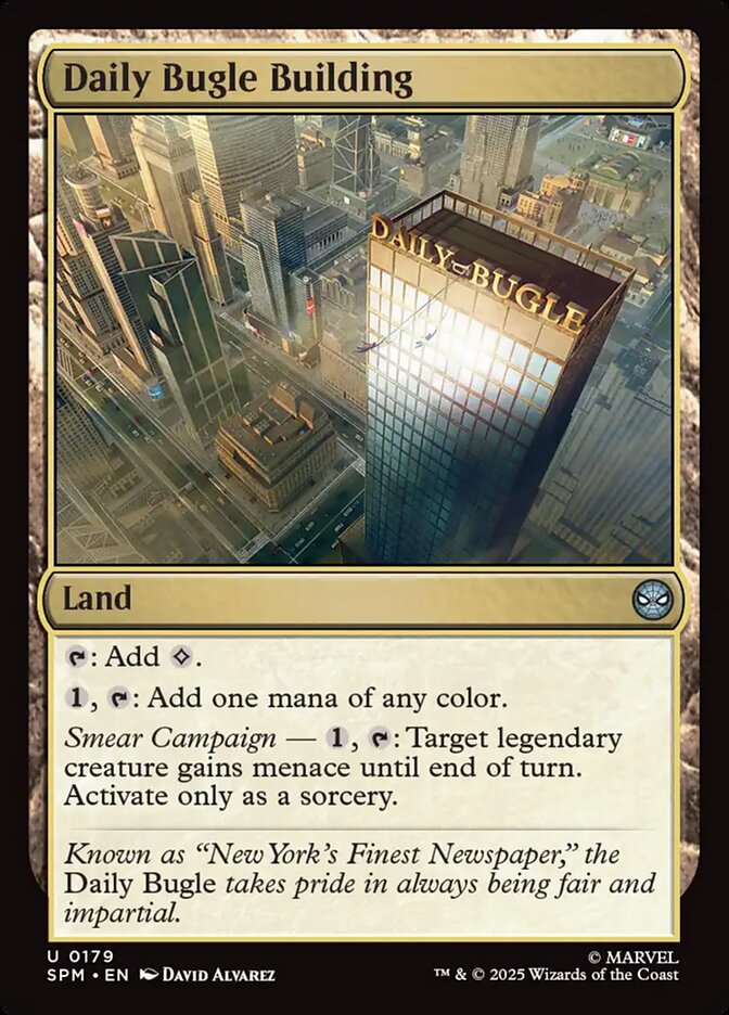 Daily Bugle Building 179 (Marvel's Spider-Man)  - Foil | Good Games Adelaide SA
