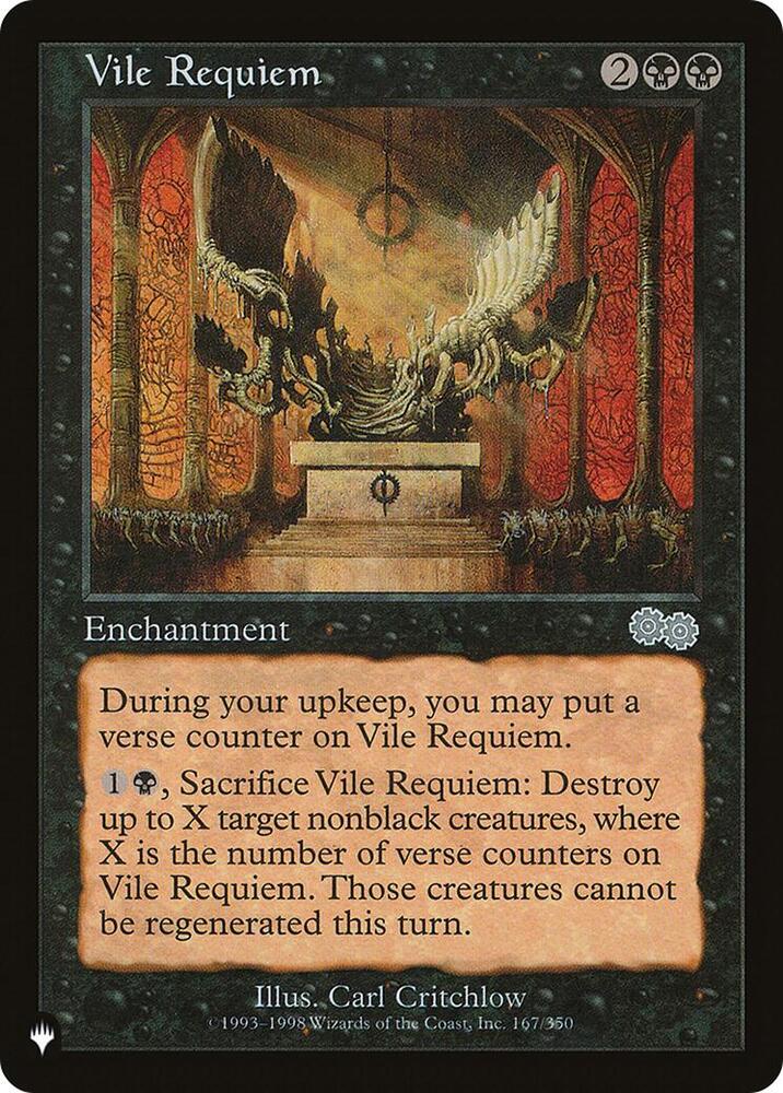 Vile Requiem USG 167/350 (The List Reprints)  | Good Games Adelaide SA