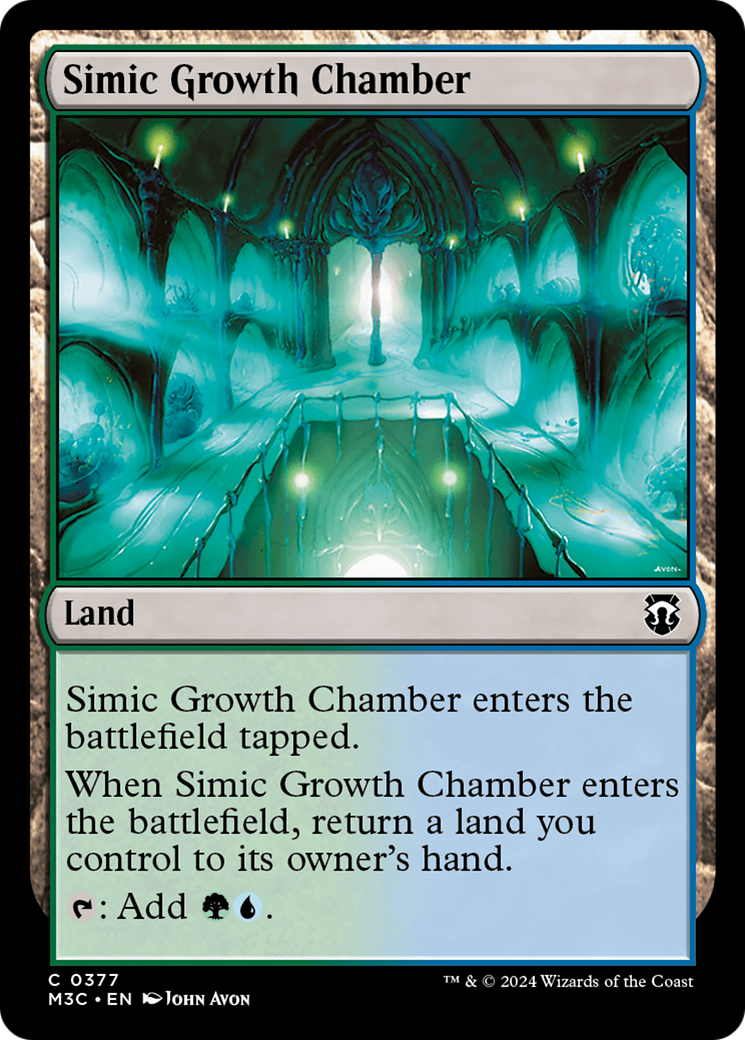 Simic Growth Chamber (Ripple Foil) [Modern Horizons 3 Commander] | Good Games Adelaide SA
