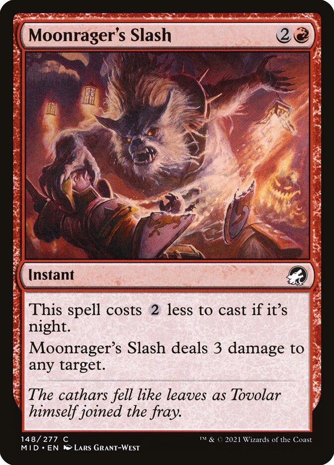 Moonrager's Slash 148 (Innistrad: Midnight Hunt)  | Good Games Adelaide SA