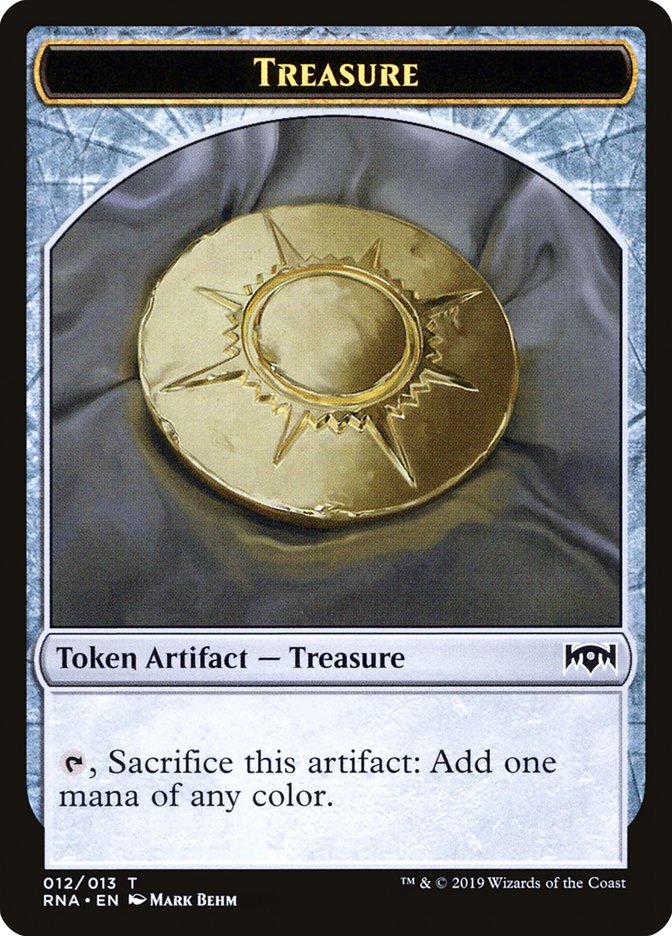 Treasure Token [Ravnica Allegiance Tokens] | Good Games Adelaide SA