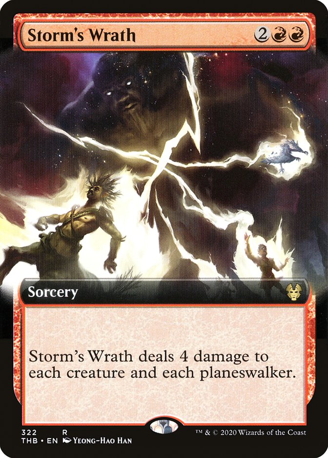 Storm's Wrath (Extended Art) [Theros Beyond Death] | Good Games Adelaide SA