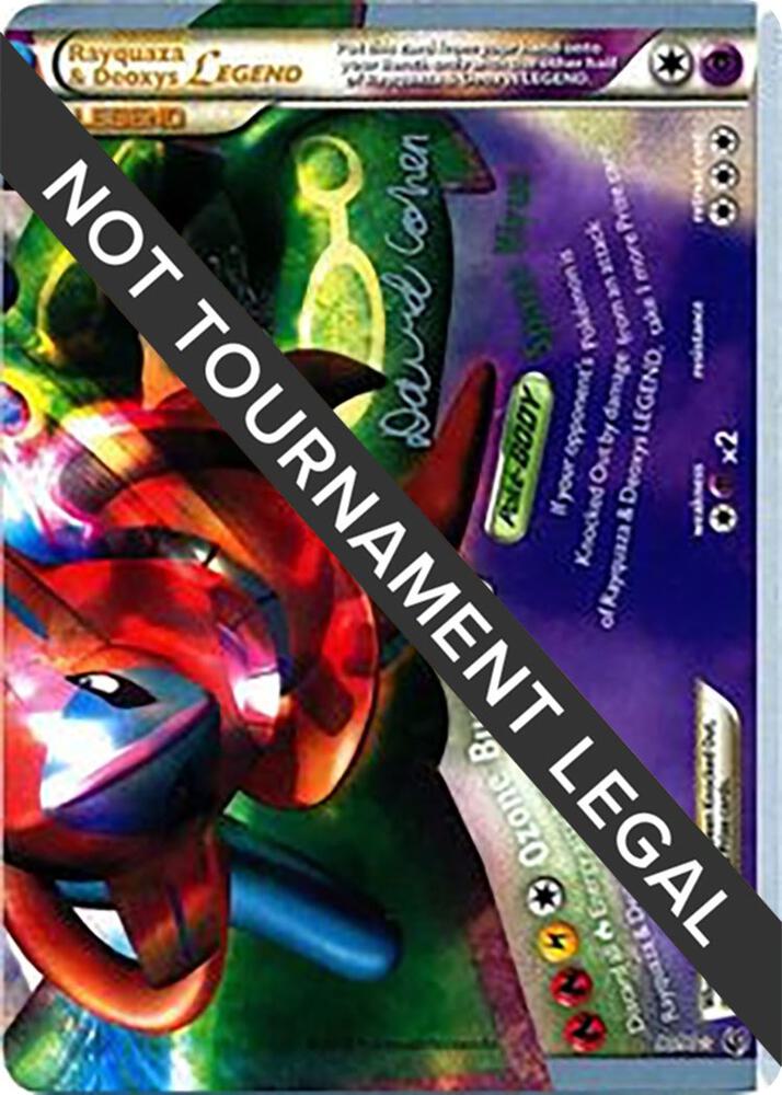 Rayquaza and Deoxys Legend 90 2011 David Cohen 90/90 (World Championship Decks)  | Good Games Adelaide SA