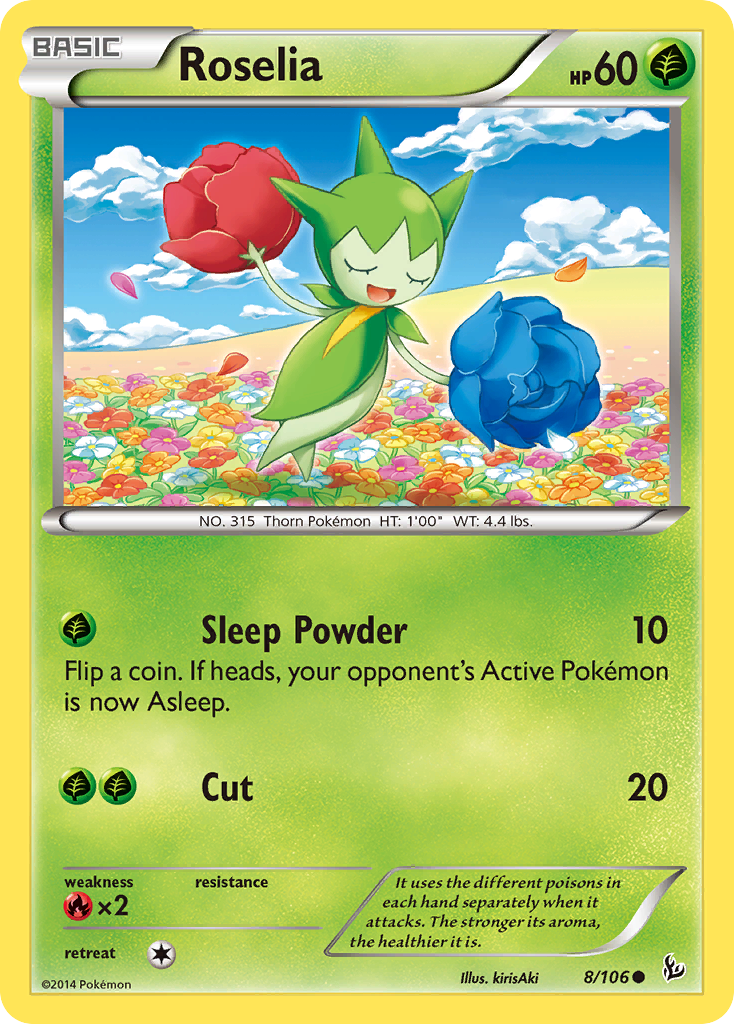 Roselia (8/106) [XY: Flashfire] | Good Games Adelaide SA