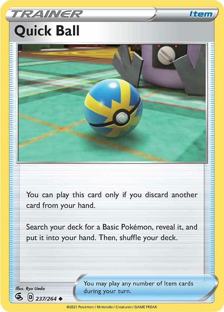 Quick Ball (237/264) [Sword & Shield: Fusion Strike] | Good Games Adelaide SA
