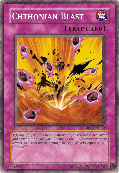 Chthonian Blast [DR04-EN110] Common | Good Games Adelaide SA