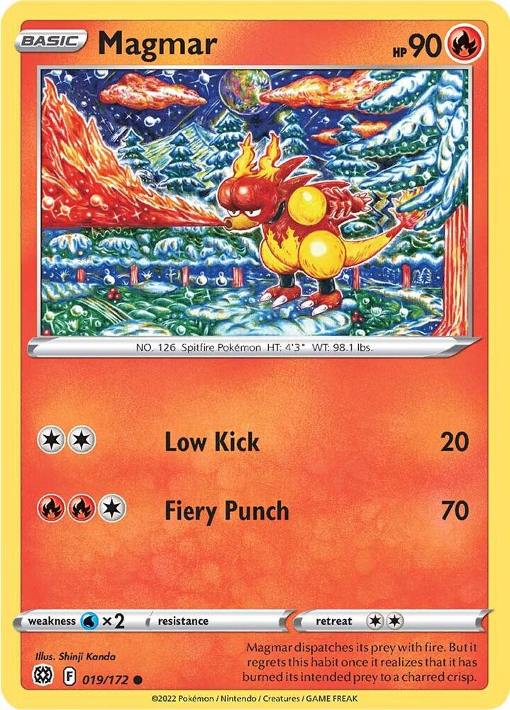 Magmar 019/172 (SWSH09: Brilliant Stars)  | Good Games Adelaide SA