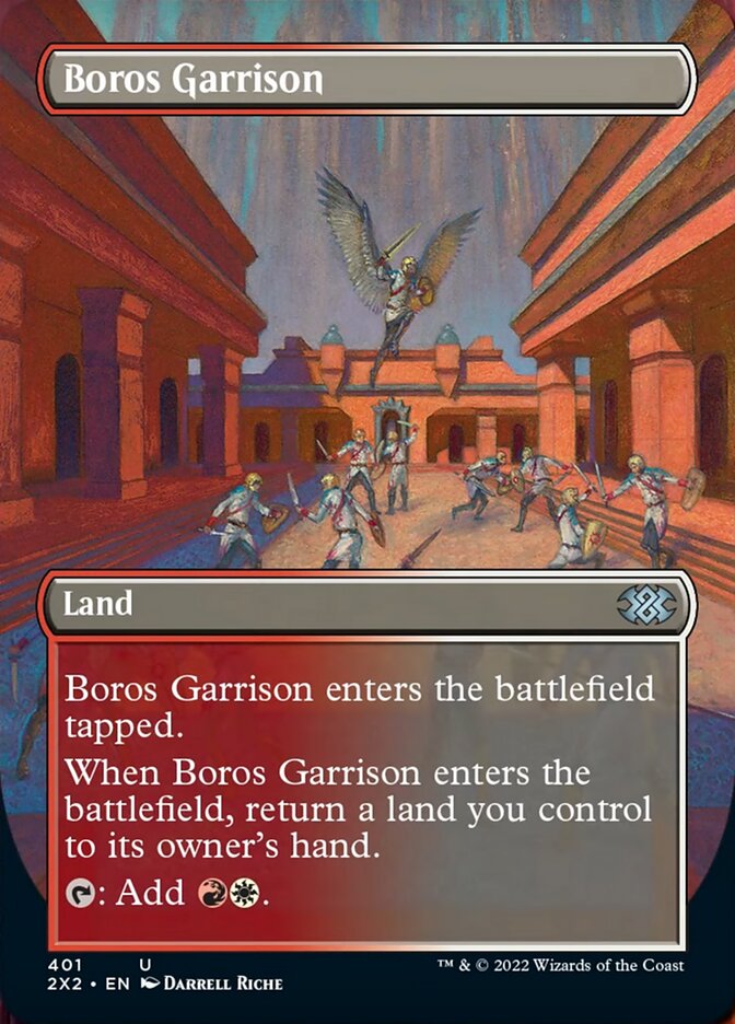 Boros Garrison (Borderless Alternate Art) [Double Masters 2022] | Good Games Adelaide SA