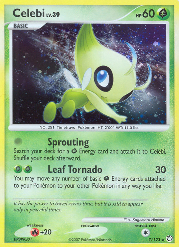 Celebi (7/123) [Diamond & Pearl: Mysterious Treasures] | Good Games Adelaide SA