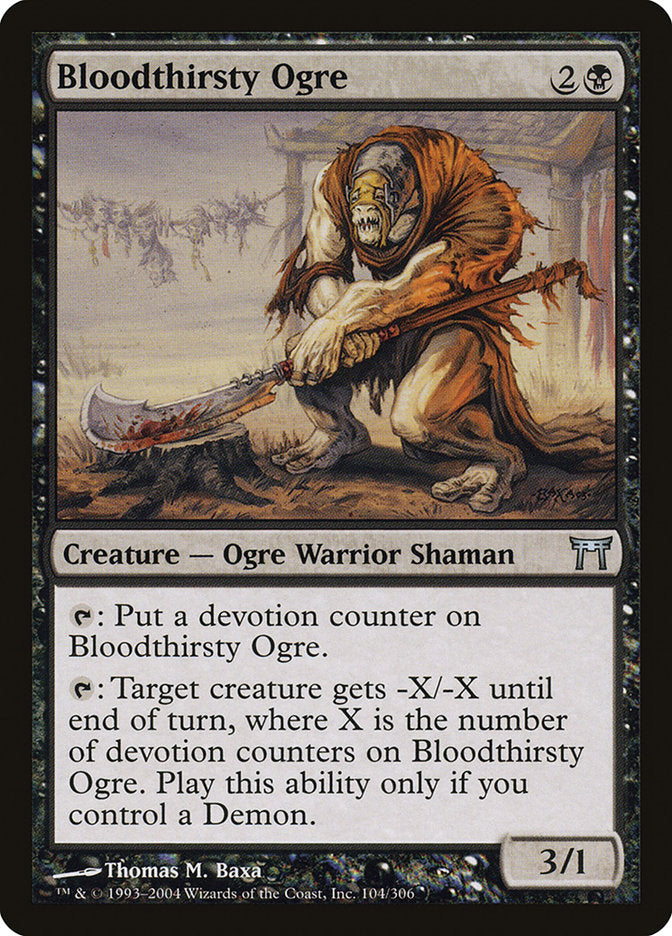 Bloodthirsty Ogre 104 (Champions of Kamigawa)  | Good Games Adelaide SA