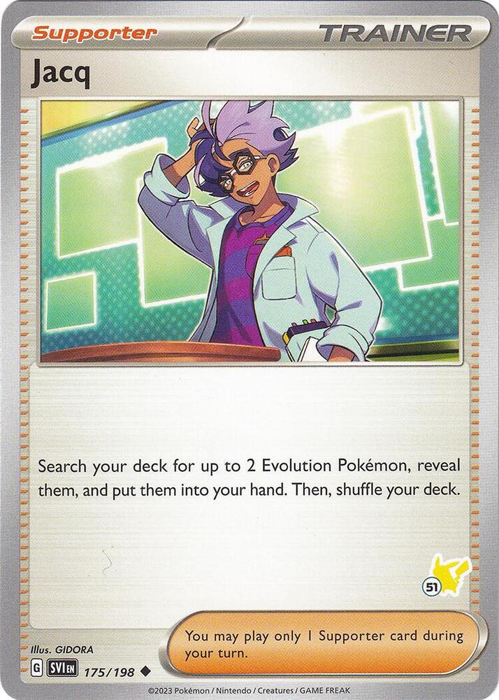 Jacq Pikachu 51 175/198 (Battle Academy 2024)  | Good Games Adelaide SA
