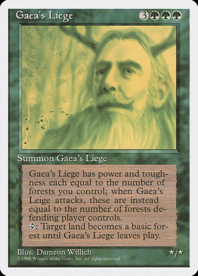 Gaea's Liege [Fourth Edition] | Good Games Adelaide SA