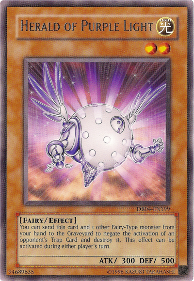 Herald of Purple Light [DR04-EN199] Rare | Good Games Adelaide SA