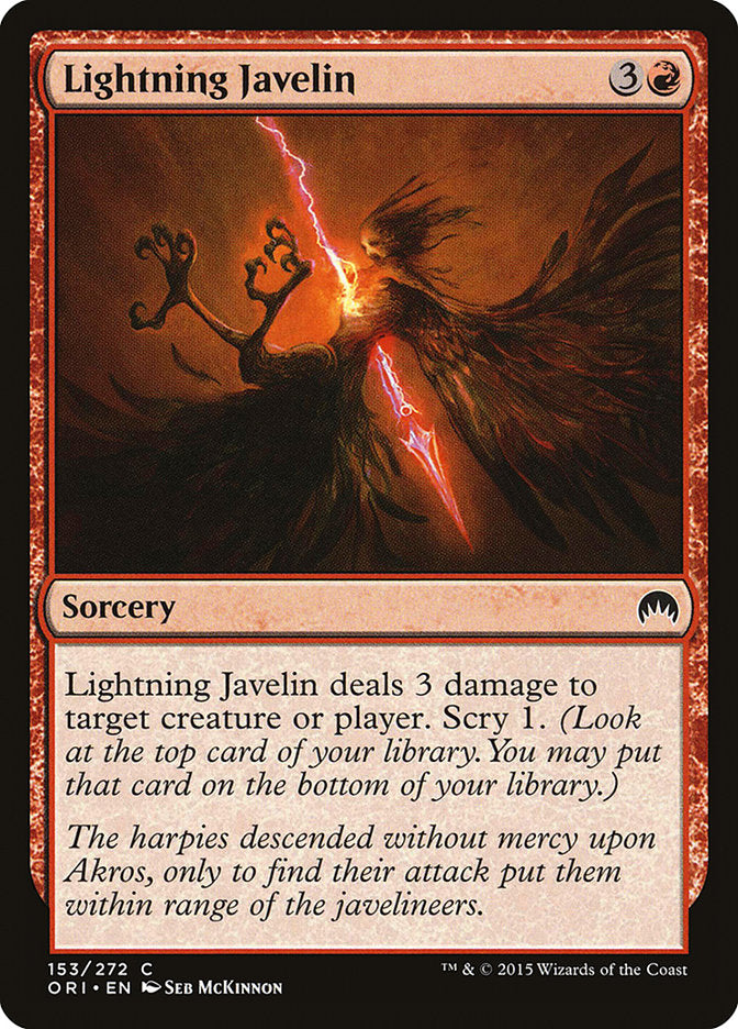 Lightning Javelin 153 (Magic Origins)  | Good Games Adelaide SA