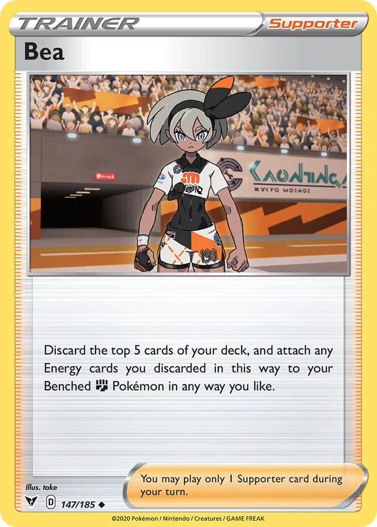 Bea (147/185) [Sword & Shield: Vivid Voltage] | Good Games Adelaide SA