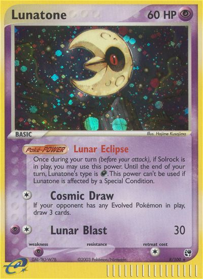 Lunatone (8/100) [EX: Sandstorm] | Good Games Adelaide SA