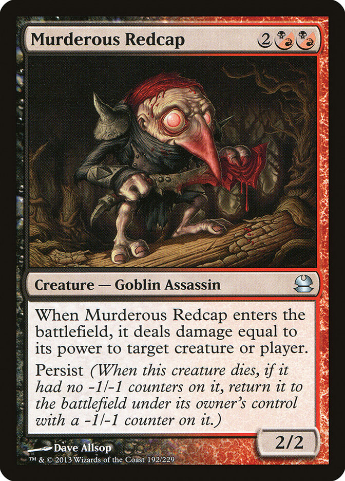 Murderous Redcap [Modern Masters] | Good Games Adelaide SA