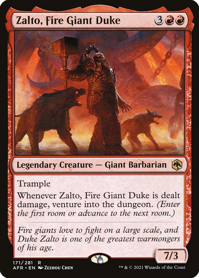Zalto, Fire Giant Duke 171 (Adventures in the Forgotten Realms)  | Good Games Adelaide SA
