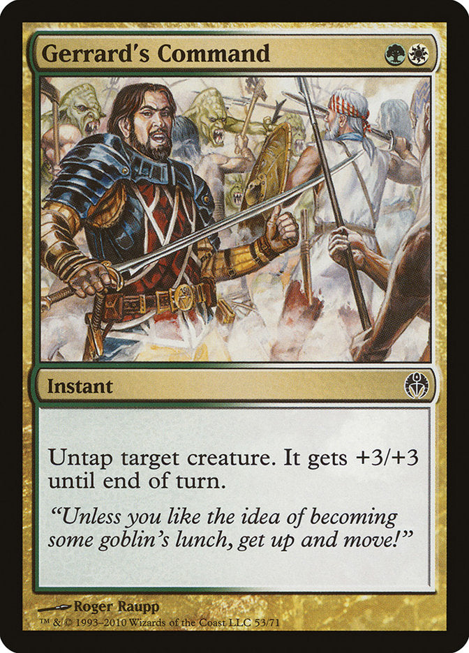 Gerrard's Command [Duel Decks: Phyrexia vs. the Coalition] | Good Games Adelaide SA