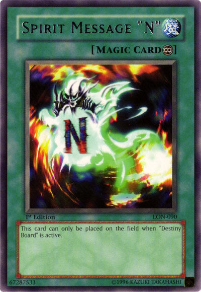 Spirit Message "N" [LON-090] Rare | Good Games Adelaide SA