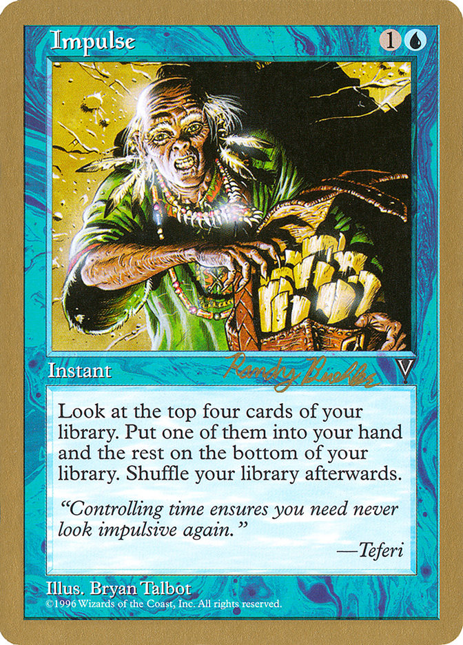 Impulse (Randy Buehler) [World Championship Decks 1998] | Good Games Adelaide SA