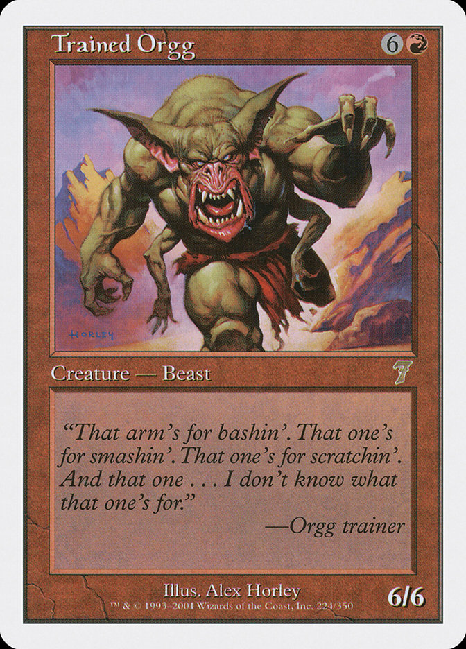 Trained Orgg 224 (7th Edition)  | Good Games Adelaide SA