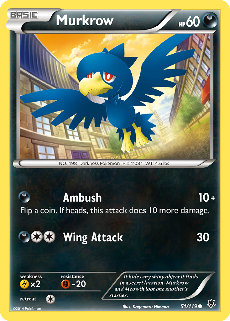Murkrow (51/119) [XY: Phantom Forces] | Good Games Adelaide SA