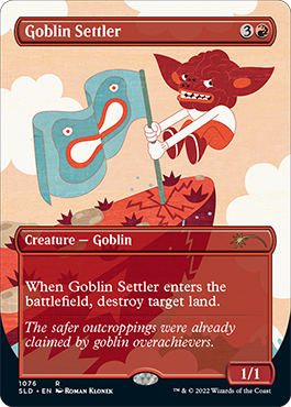 Goblin Settler (Borderless) [Secret Lair Drop Series] | Good Games Adelaide SA