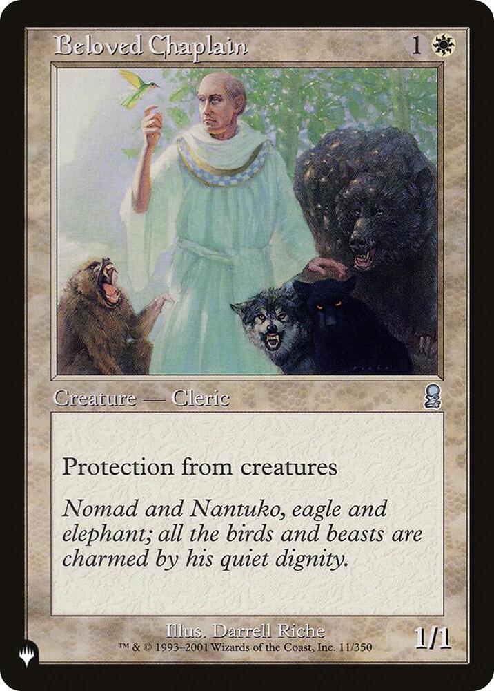 Beloved Chaplain 11/350 (The List Reprints)  | Good Games Adelaide SA
