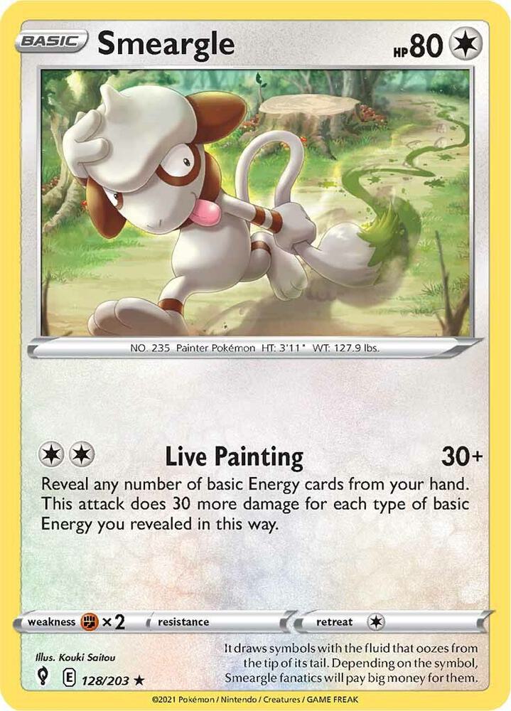 Smeargle 128/203 (SWSH07: Evolving Skies)  | Good Games Adelaide SA